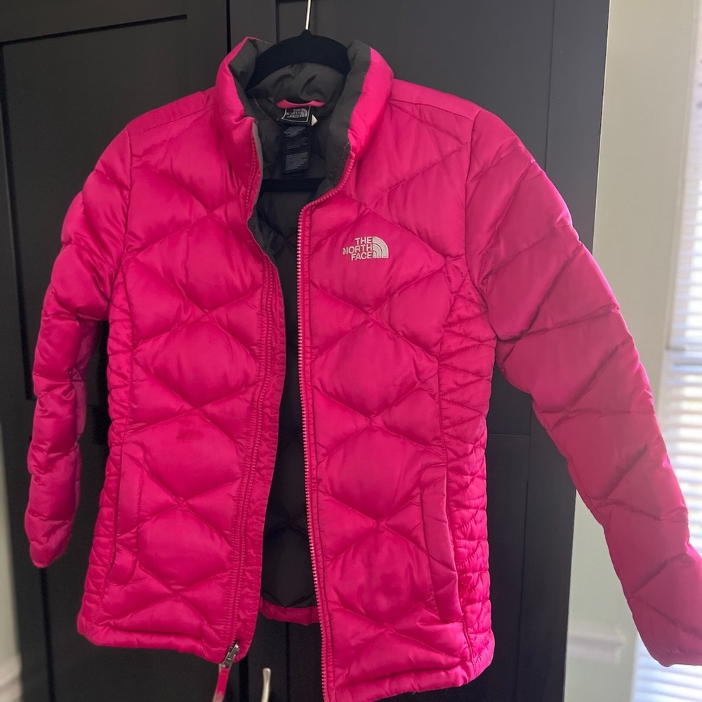 Girls Northface Jacket Large 14/16 Pink